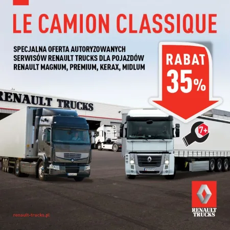 LE CAMION CLASSIQUE super oferta dla pojazdów siedmioletnich i starszych!
