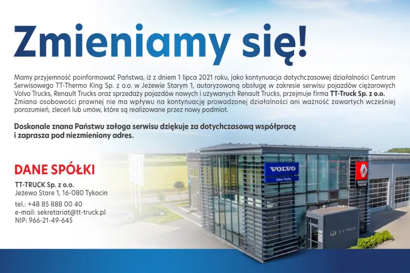 Zapraszamy do TT-TRUCK!