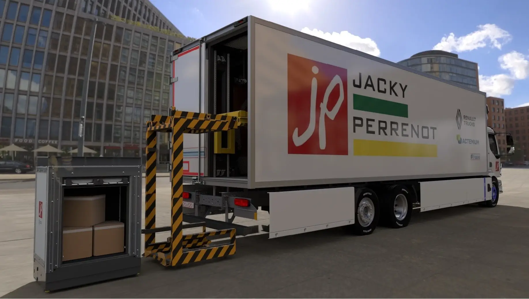 Jacky Perrenot x Renault Trucks pojazd dystrybucyjny 03