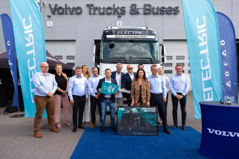 Pierwszy elektryczny ciągnik siodłowy Volvo FH dostarczony w Polsce - TT-Truck