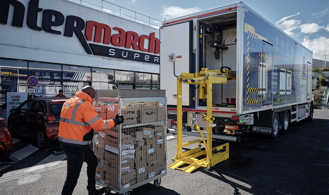 Renault Trucks D-Wide E-Tech Jacky Perrenot i Intermarche