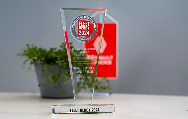 Renault Trucks T E-Tech zdobywa prestiżową nagrodę Fleet Derby 2024