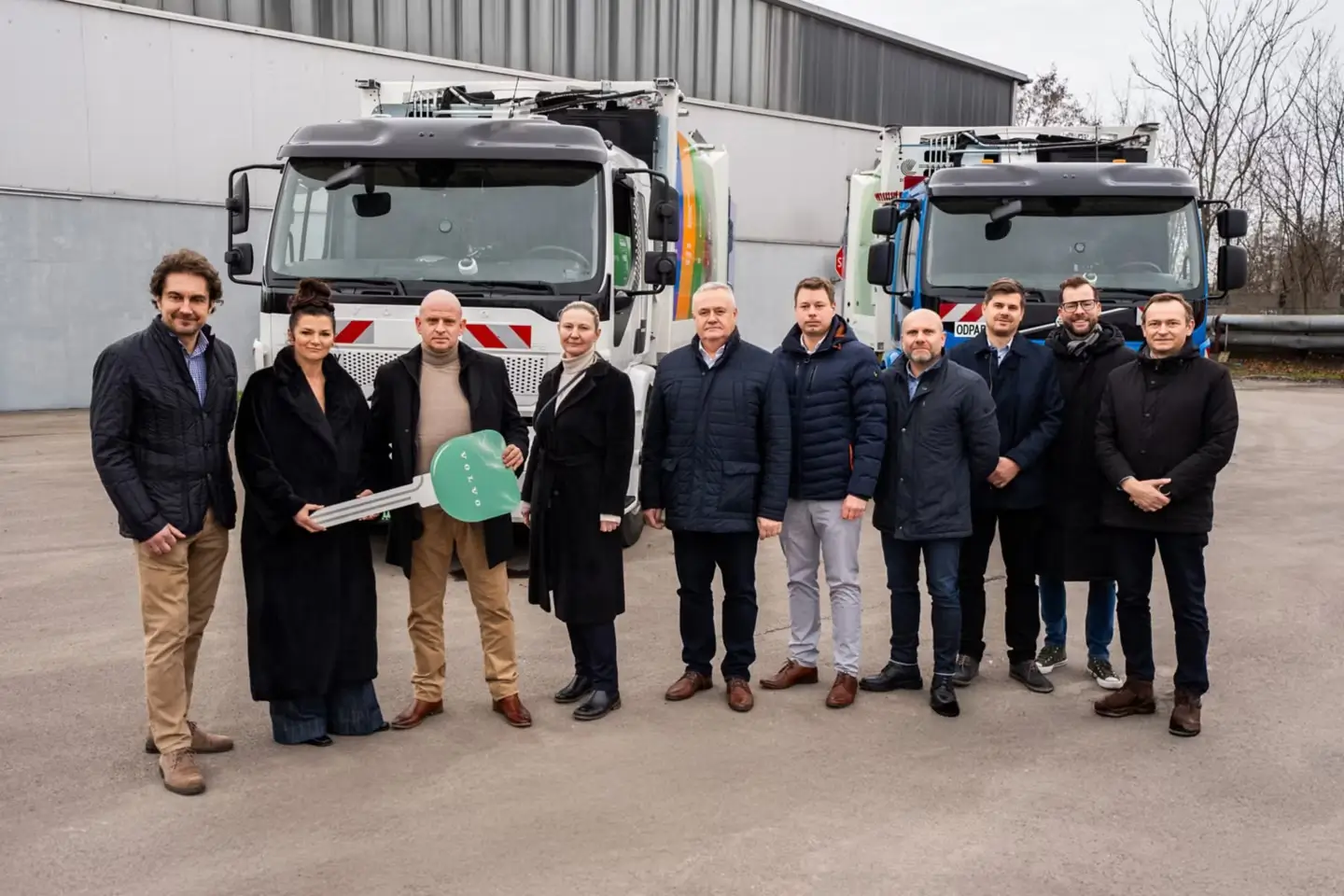 Zarząd MPO Warszawa z elektrycznymi śmieciarkami Volvo