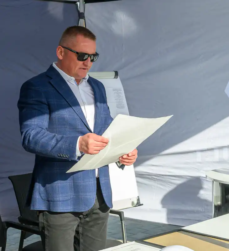 Uroczystość wmurowania kamienia węgielnego – TT-Truck Siedlce