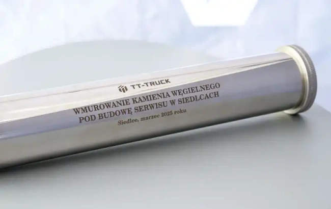 TT-Truck Sp. z o.o. kontynuuje rozwój – wmurowanie kamienia węgielnego pod nowy serwis TT-Truck w Siedlcach