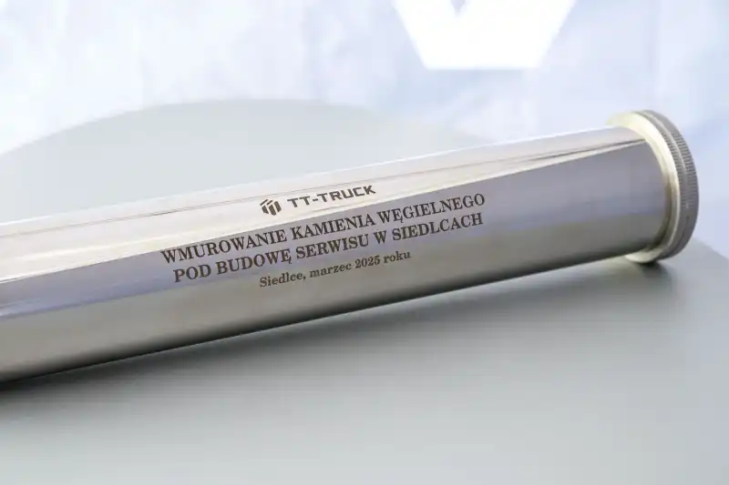 Wmurowanie kamienia węgielnego pod nowy serwis TT-Truck w Siedlcach