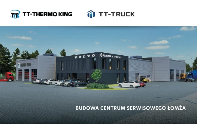 TT-Truck Sp. Z o.o. kontynuuje rozwój – wmurowanie kamienia węgielnego pod nowy serwis TT-Truck w Łomży.
